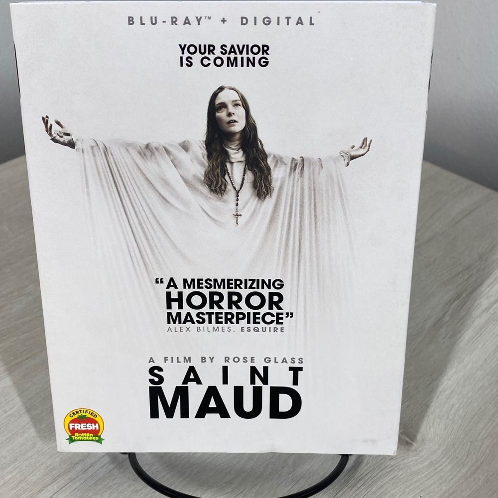 Saint Maud Blu-ray Slipcover A24 Horror Movie Rose Glass Lionsgate Cult Film